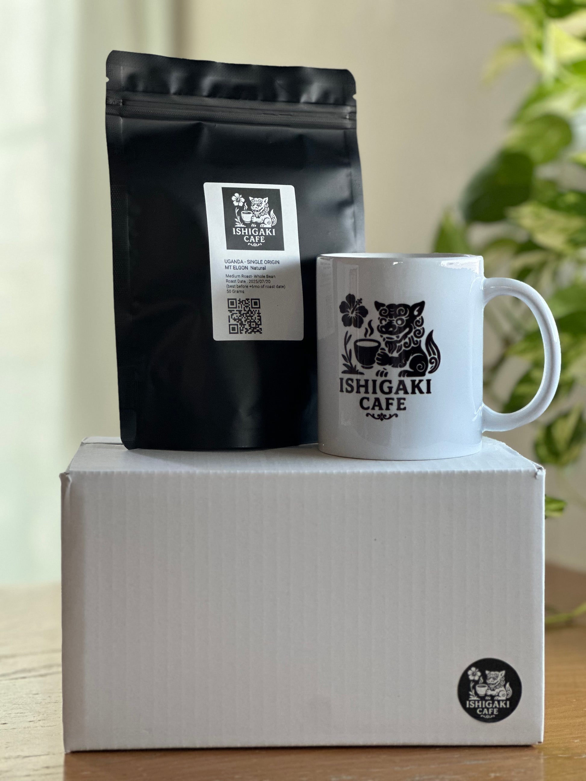 Ishigaki Cafe Original Mug & Coffee Set