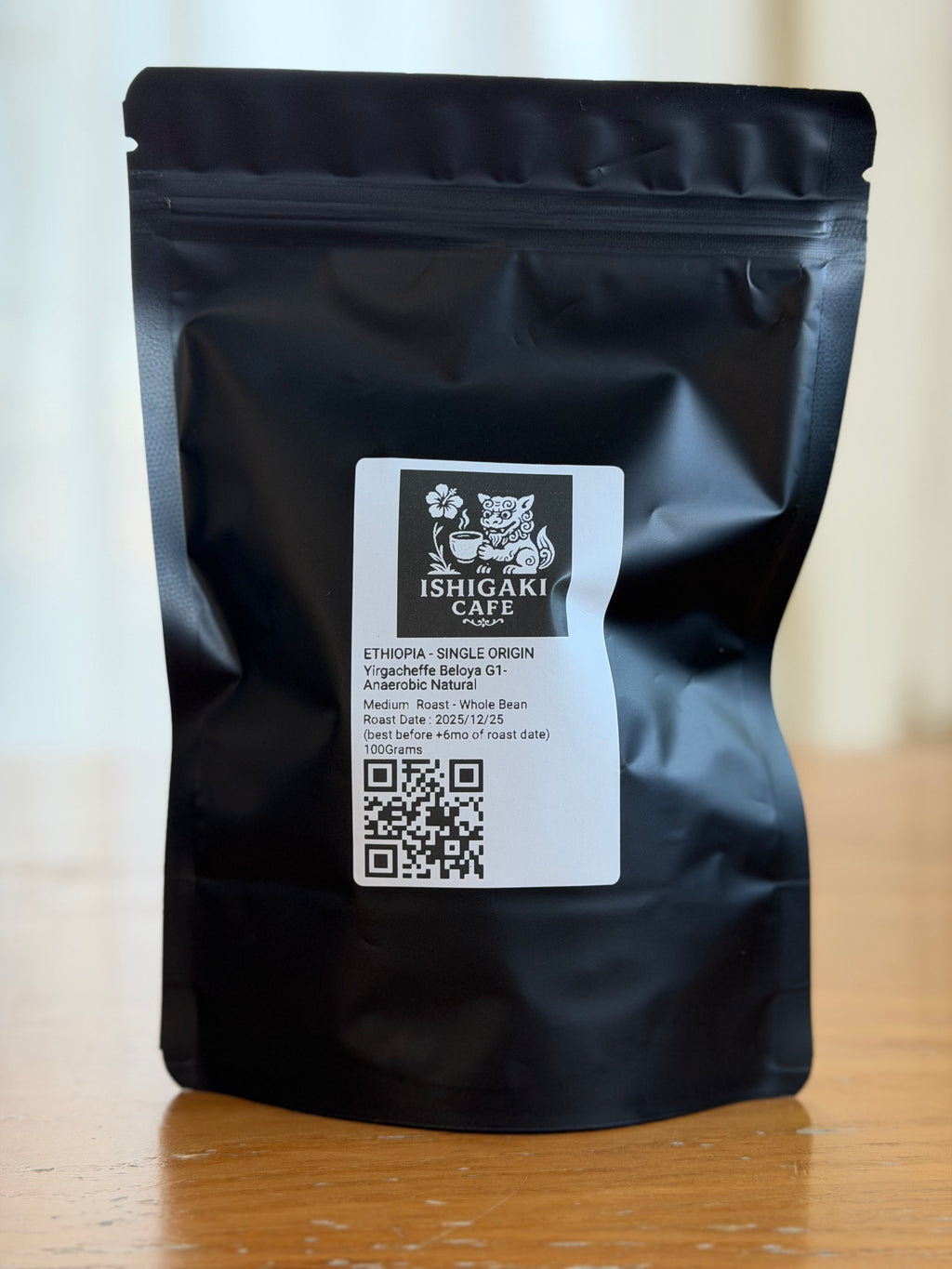 Ethiopia Yirgacheffe Beroya – Anaerobic Natural | Medium Roast 200Grams (15-20Cups)
